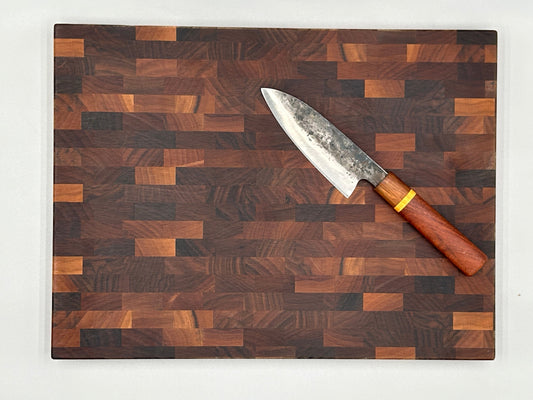 Schneidebrett Nussbaum Hirnholz  40x30x3,5 cm